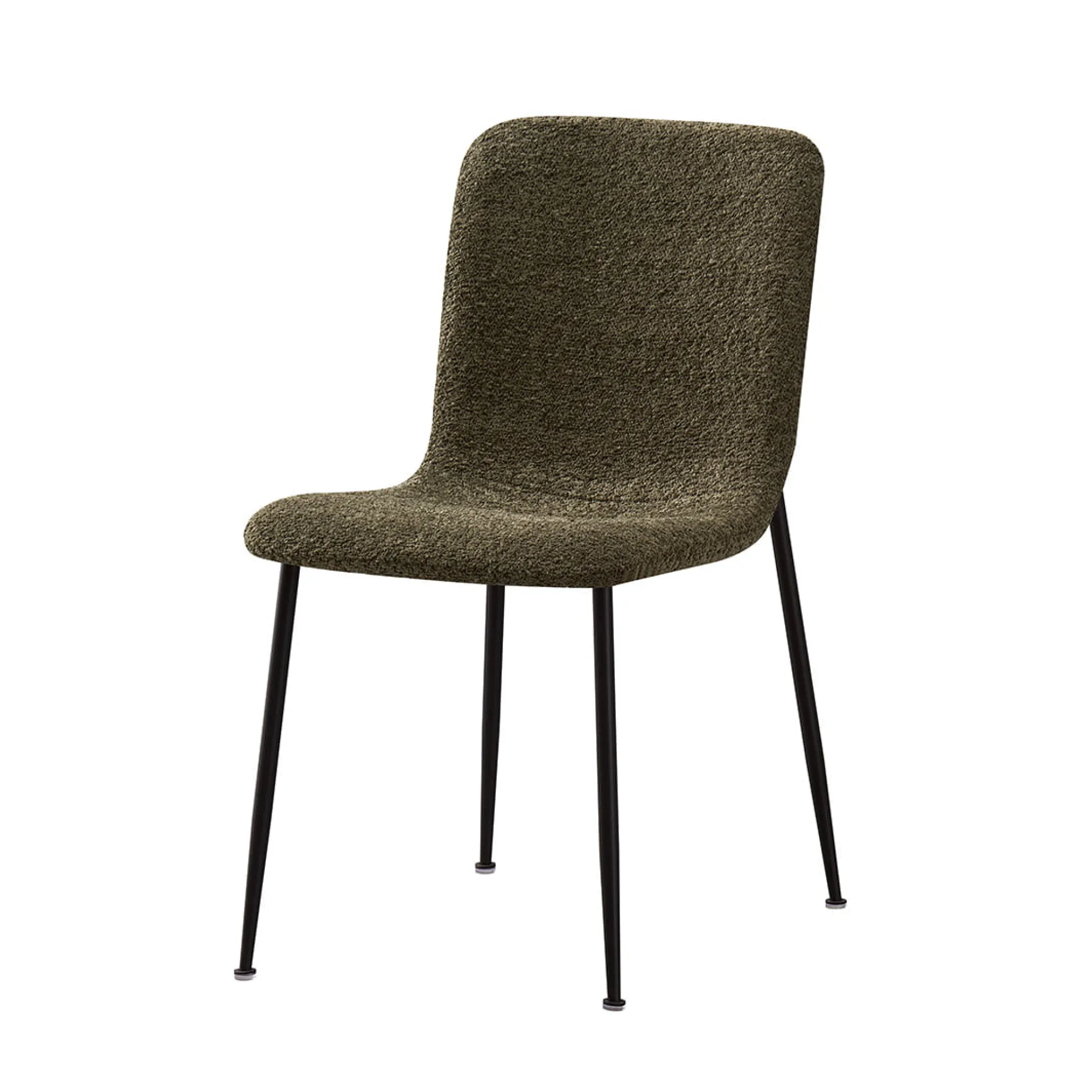 Eetkamerstoelen^Huisenthuis Stoel James Bouclé – Set van 2 Groen