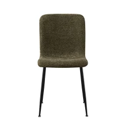 Eetkamerstoelen^Huisenthuis Stoel James Bouclé – Set van 2 Groen