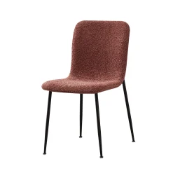 Eetkamerstoelen^Huisenthuis Stoel James Bouclé – Set van 2 Roze