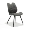 Eetkamerstoelen^Huisenthuis Stoel Job – Set van 4 Antraciet