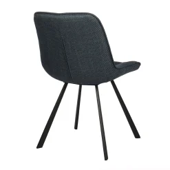 Eetkamerstoelen^Huisenthuis Stoel Johanna Donkerblauw – Set van 2