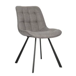 Eetkamerstoelen^Huisenthuis Stoel Johanna Lichtgrijs – Set van 2