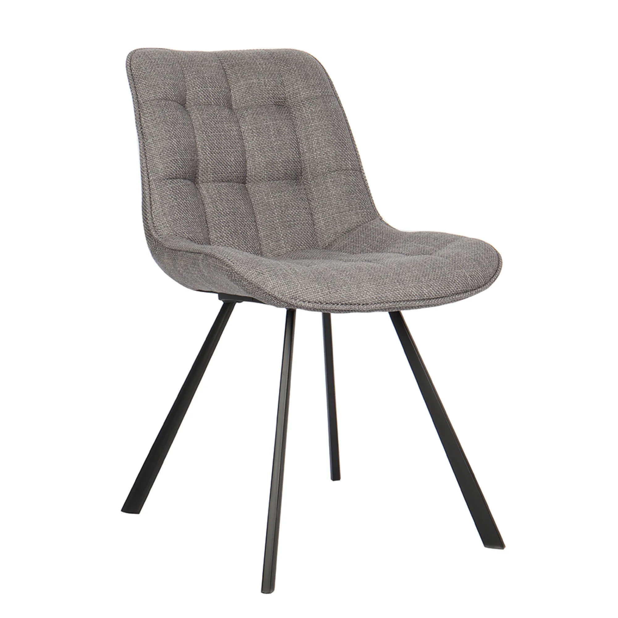 Eetkamerstoelen^Huisenthuis Stoel Johanna Lichtgrijs – Set van 2