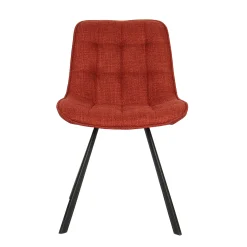 Eetkamerstoelen^Huisenthuis Stoel Johanna Rood – Set van 2