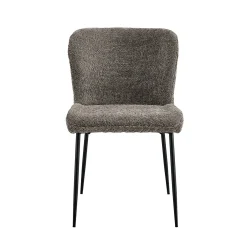 Eetkamerstoelen^Huisenthuis Stoel Jolie Bouclé – Set van 2 Zand