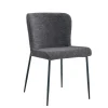 Eetkamerstoelen^Huisenthuis Stoel Jolie Donkergrijs – Set van 2