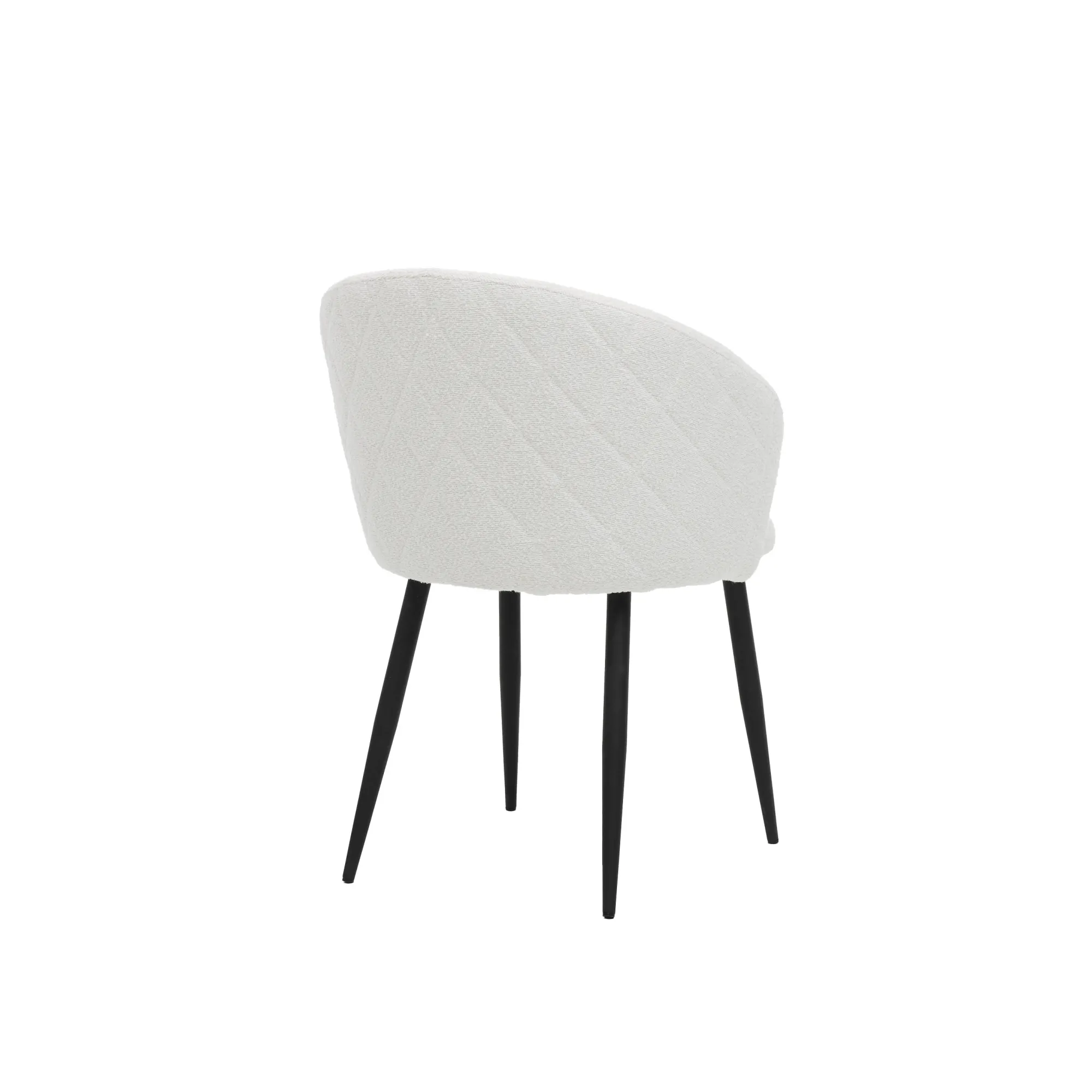Eetkamerstoelen^Huisenthuis Stoel Juliette Ivoor Teddy – Set van 2