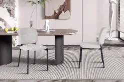 Eetkamerstoelen^Huisenthuis Stoel Killian Beige – Set van 2