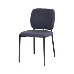 Eetkamerstoelen^Huisenthuis Stoel Killian Donkergrijs – Set van 2