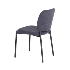Eetkamerstoelen^Huisenthuis Stoel Killian Donkergrijs – Set van 2
