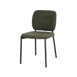 Eetkamerstoelen^Huisenthuis Stoel Killian Groen – Set van 2