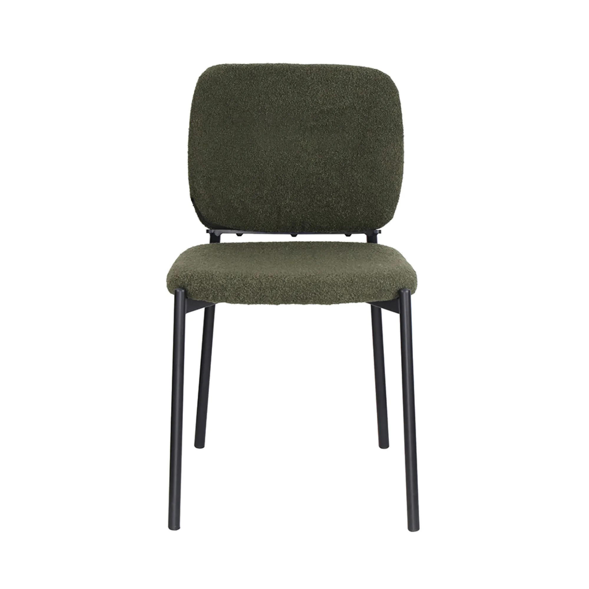 Eetkamerstoelen^Huisenthuis Stoel Killian Groen – Set van 2