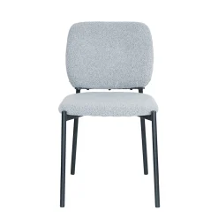 Eetkamerstoelen^Huisenthuis Stoel Killian Lichtgrijs – Set van 2