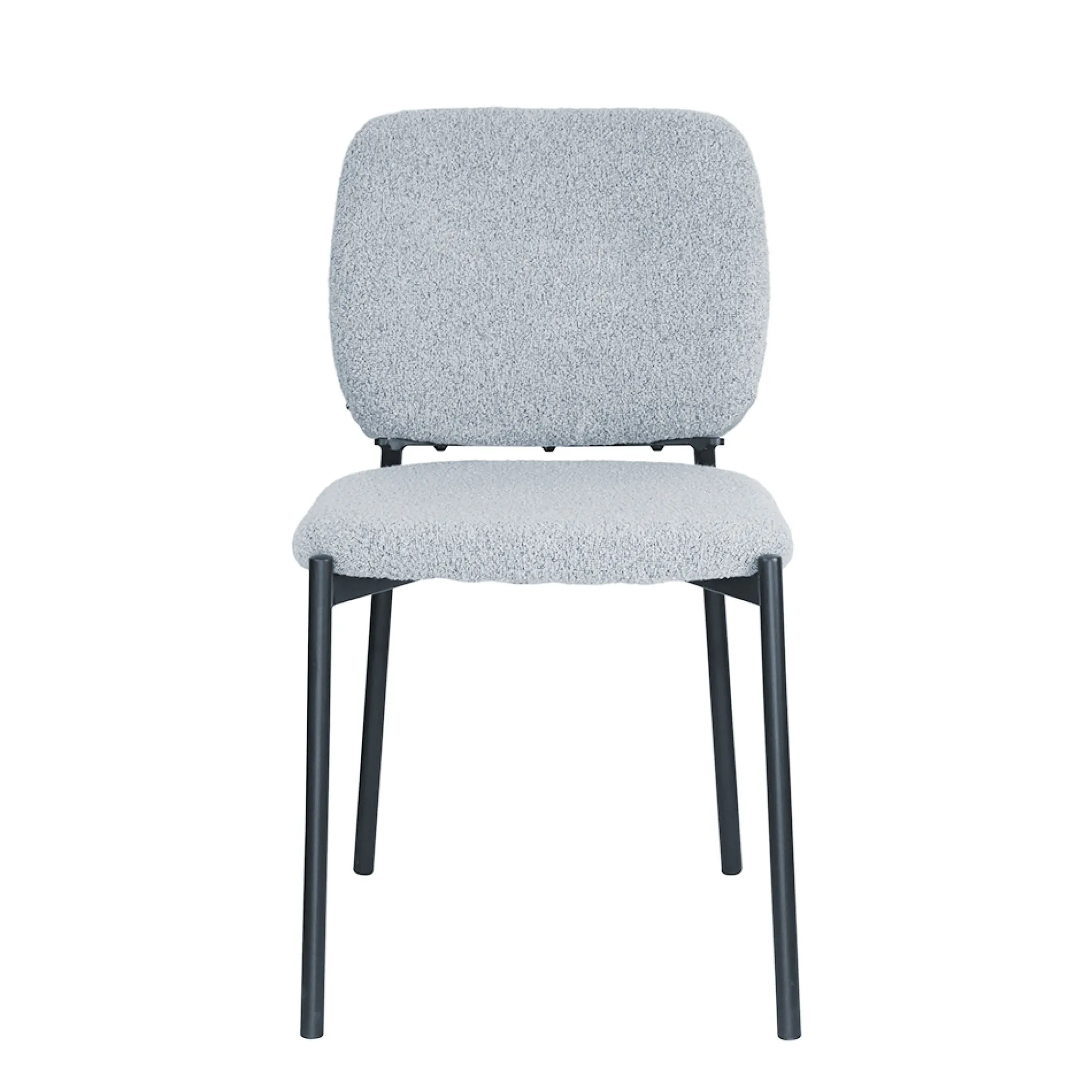 Eetkamerstoelen^Huisenthuis Stoel Killian Lichtgrijs – Set van 2
