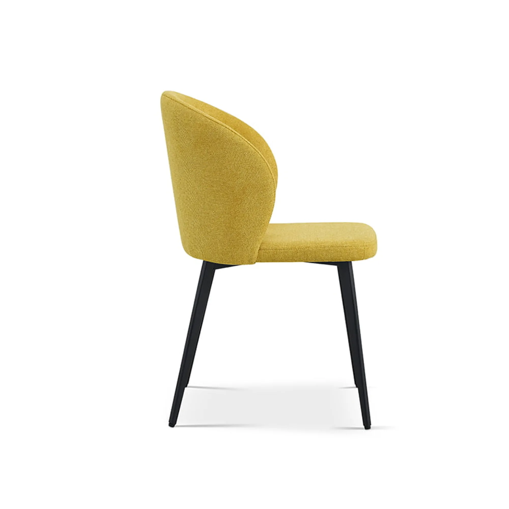 Eetkamerstoelen^Huisenthuis Stoel Lena – Set van 4 Geel