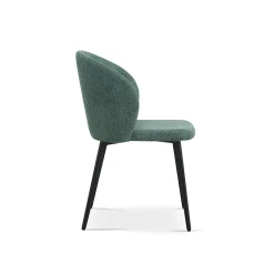 Eetkamerstoelen^Huisenthuis Stoel Lena – Set van 4 Groen