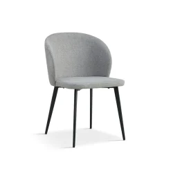 Eetkamerstoelen^Huisenthuis Stoel Lena – Set van 4 Lichtgrijs