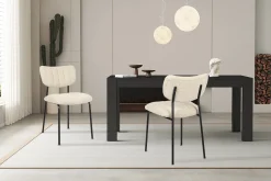 Eetkamerstoelen^Huisenthuis Stoel Lidy Beige – Set van 2
