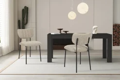 Eetkamerstoelen^Huisenthuis Stoel Lidy Bruin – Set van 2
