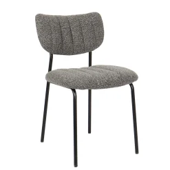 Eetkamerstoelen^Huisenthuis Stoel Lidy Donkergrijs – Set van 2