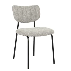 Eetkamerstoelen^Huisenthuis Stoel Lidy Lichtgrijs – Set van 2