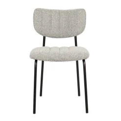 Eetkamerstoelen^Huisenthuis Stoel Lidy Lichtgrijs – Set van 2