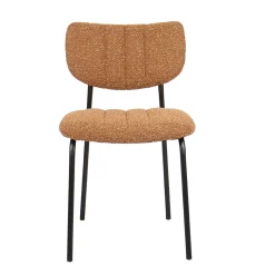 Eetkamerstoelen^Huisenthuis Stoel Lidy Oranje – Set van 2