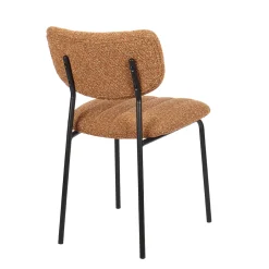 Eetkamerstoelen^Huisenthuis Stoel Lidy Oranje – Set van 2