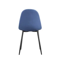 Eetkamerstoelen^Huisenthuis Stoel Lola – Set van 4 Blauw