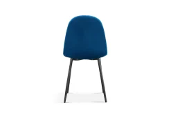 Eetkamerstoelen^Huisenthuis Stoel Lola – Set van 4 Donkerblauw