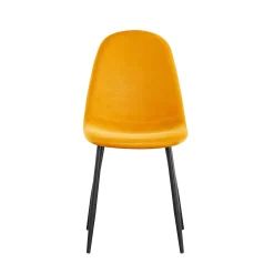 Eetkamerstoelen^Huisenthuis Stoel Lola – Set van 4 Geel