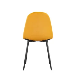 Eetkamerstoelen^Huisenthuis Stoel Lola – Set van 4 Geel