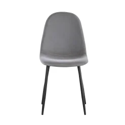 Eetkamerstoelen^Huisenthuis Stoel Lola – Set van 4 Grijs