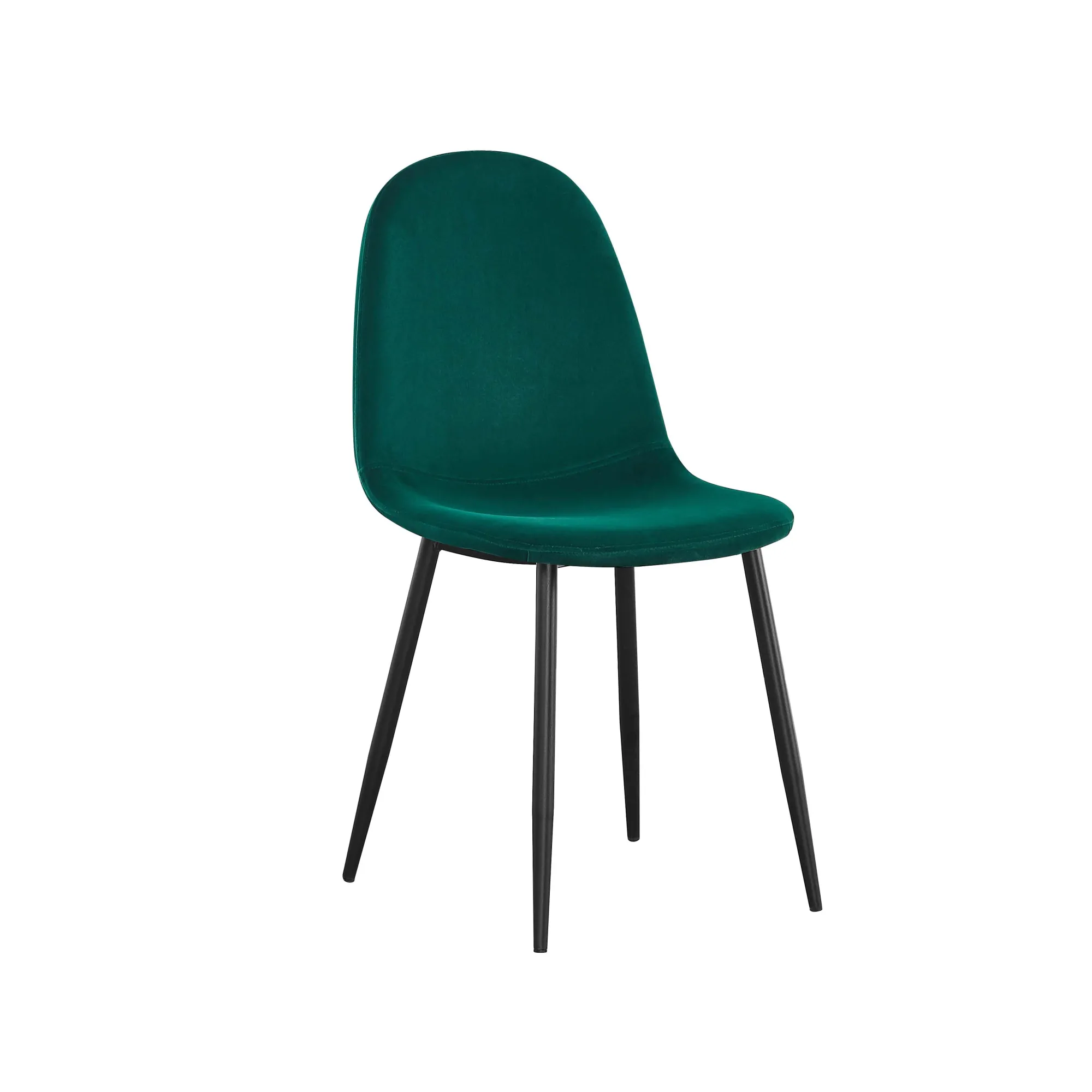 Eetkamerstoelen^Huisenthuis Stoel Lola – Set van 4 Groen