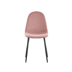 Eetkamerstoelen^Huisenthuis Stoel Lola – Set van 4 Roze