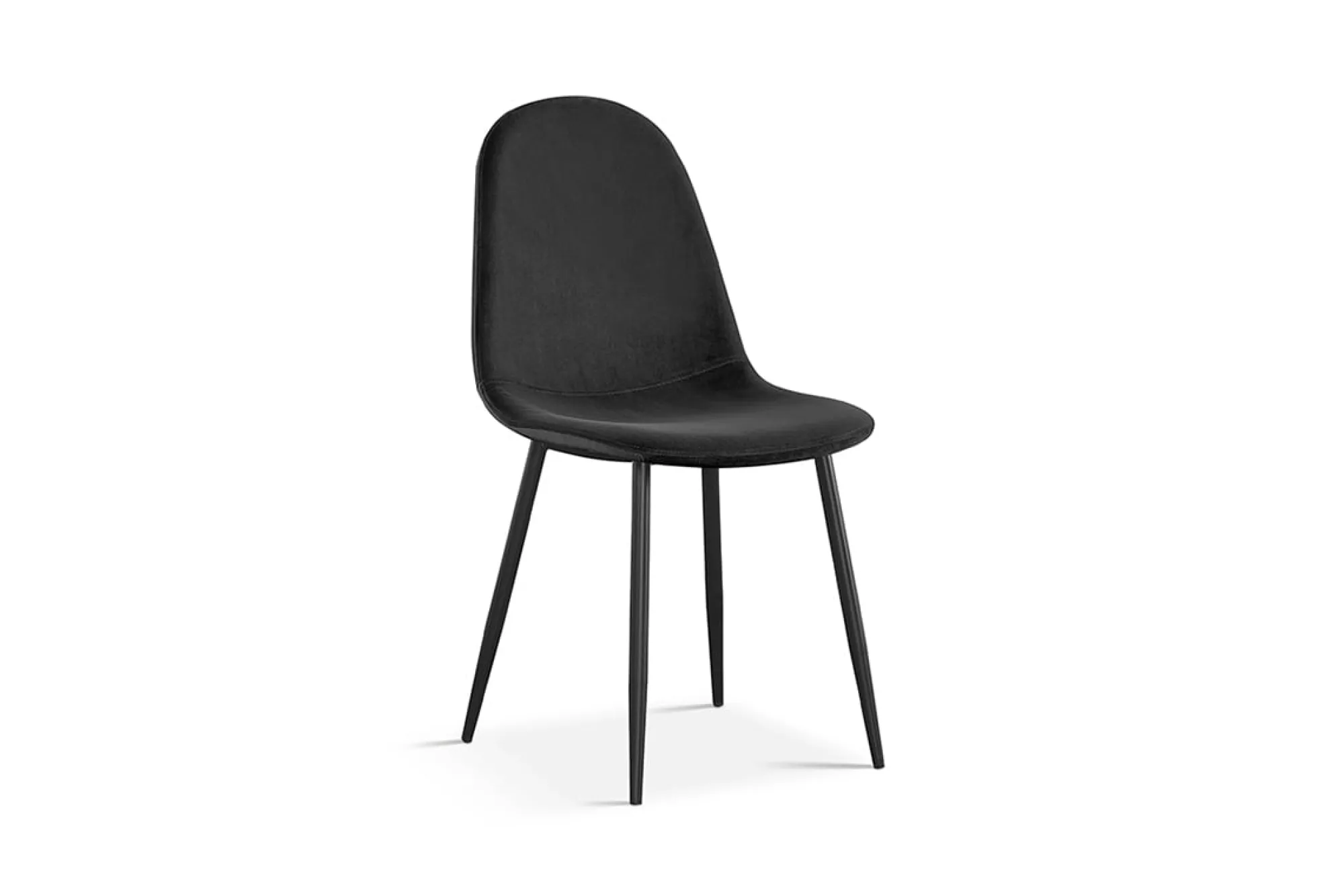 Eetkamerstoelen^Huisenthuis Stoel Lola – Set van 4 Zwart