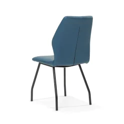Eetkamerstoelen^Huisenthuis Stoel Louise – Set van 4 Blauw