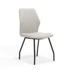 Eetkamerstoelen^Huisenthuis Stoel Louise – Set van 4 Ivoor