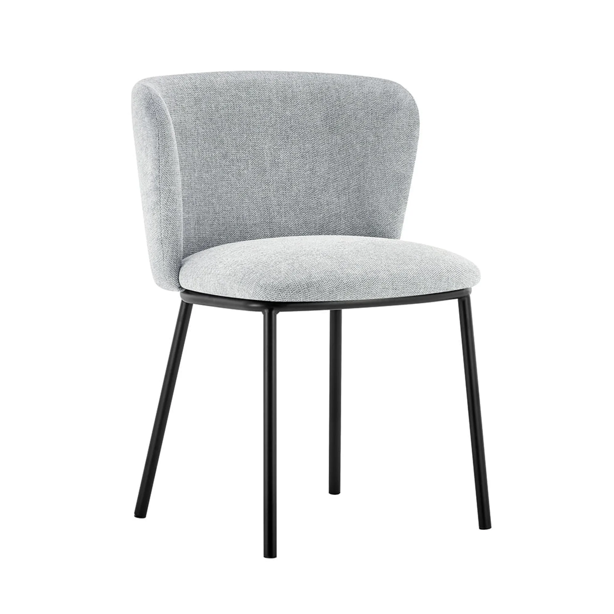 Eetkamerstoelen^Huisenthuis Stoel Lynn – Set van 2 Lichtgrijs
