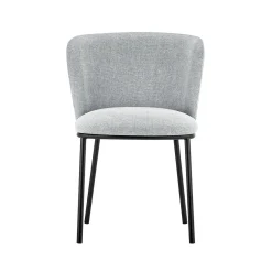 Eetkamerstoelen^Huisenthuis Stoel Lynn – Set van 2 Lichtgrijs