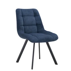 Eetkamerstoelen^Huisenthuis Stoel Margot Blauw – Set van 2