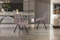 Eetkamerstoelen^Huisenthuis Stoel Margot Peper – Set van 2