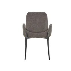 Eetkamerstoelen^Huisenthuis Stoel Maria Bouclé – Set van 2 Grijs