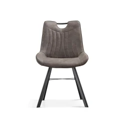 Eetkamerstoelen^Huisenthuis Stoel Marijn – Set van 2 Donkergrijs