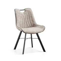 Eetkamerstoelen^Huisenthuis Stoel Marijn – Set van 2 Lichtgrijs