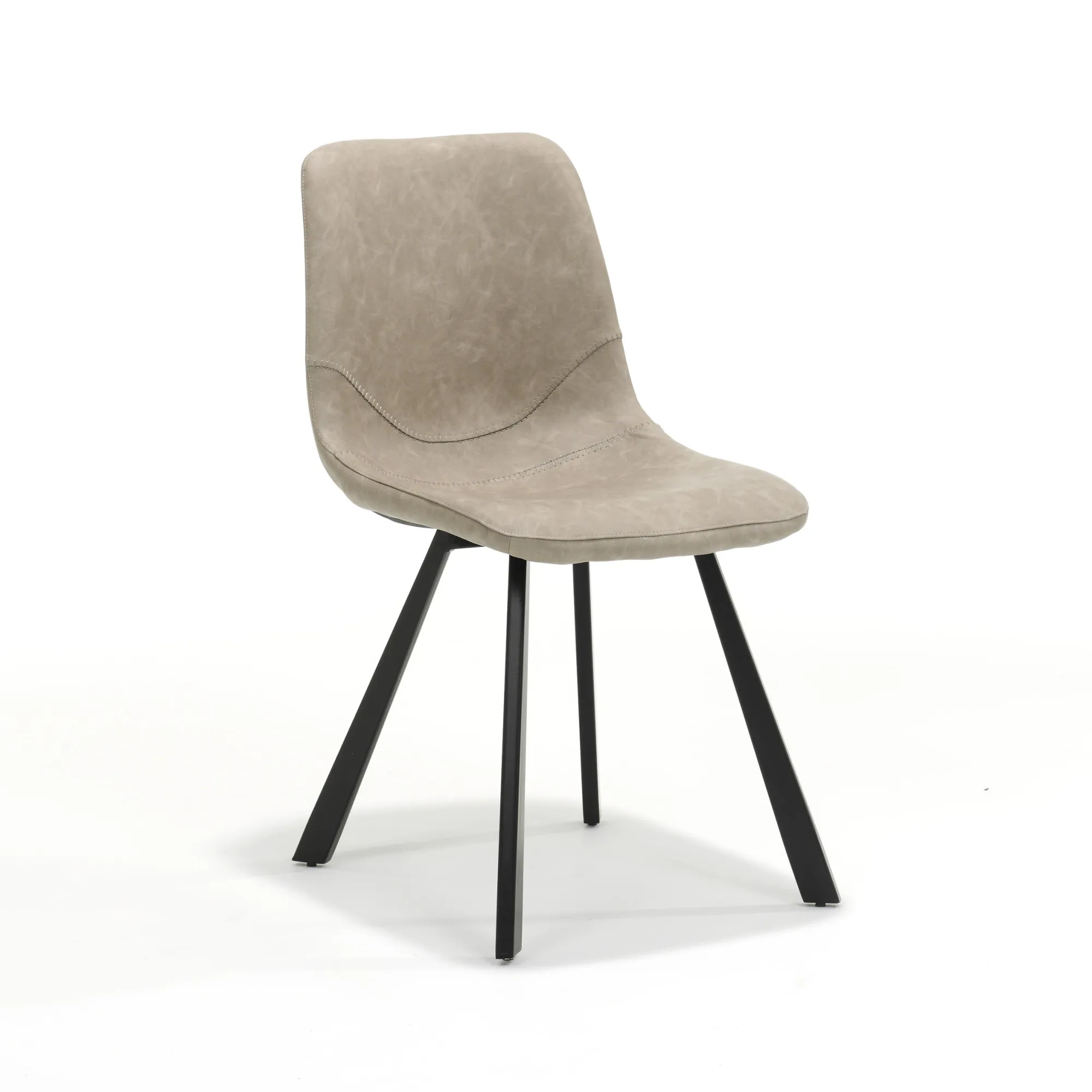 Eetkamerstoelen^Huisenthuis Stoel Maud – Set van 4 Beige