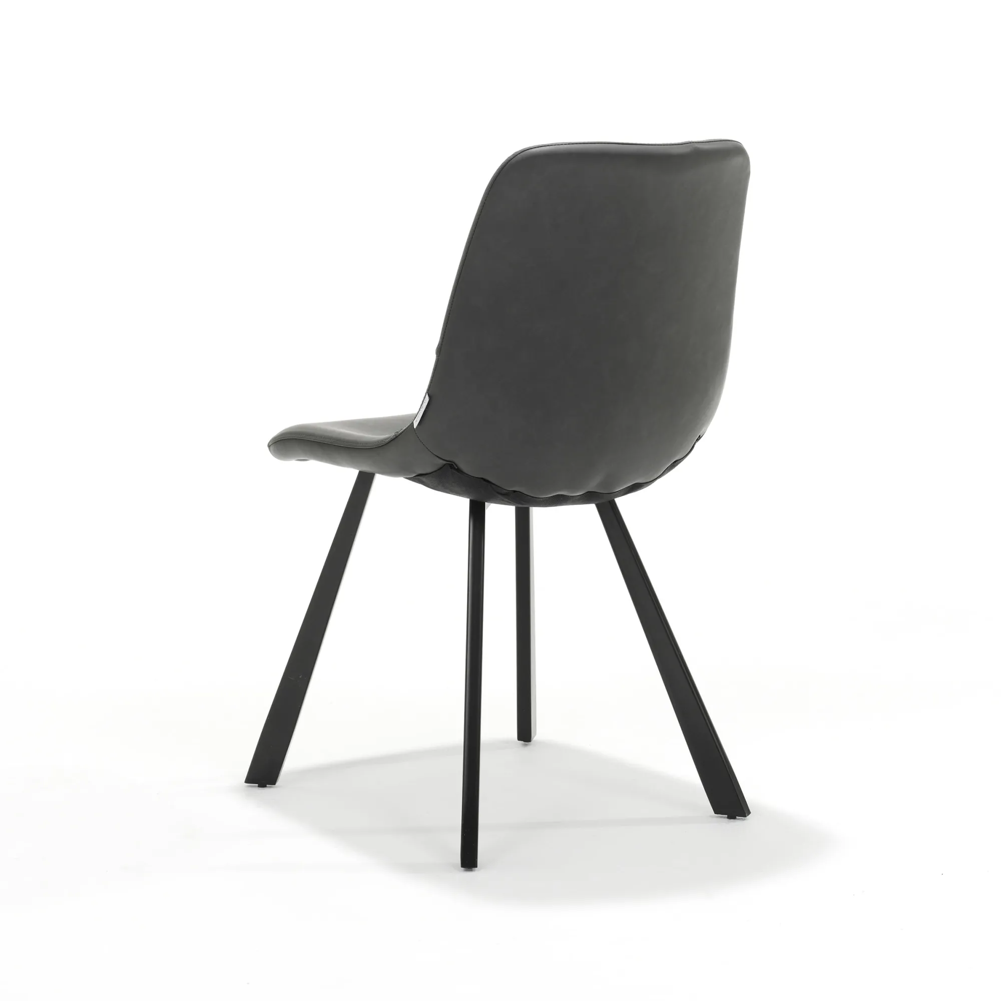 Eetkamerstoelen^Huisenthuis Stoel Maud – Set van 4 Zwart
