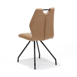 Eetkamerstoelen^Huisenthuis Stoel Mees – Set van 4 Cognac