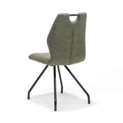 Eetkamerstoelen^Huisenthuis Stoel Mees – Set van 4 Groen