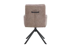 Eetkamerstoelen^Huisenthuis Stoel Mies Stof – Set van 2 Zand